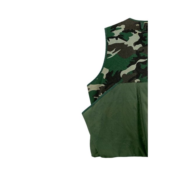 GAME WINNER SPORTSWEAR Vest Mens Fishing/Hunting Green Camouflage Width 23.5 in - Picture 7 of 10